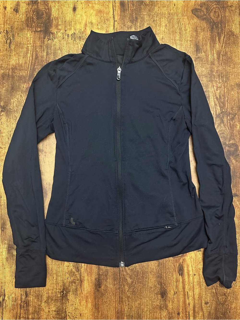 Lole Girls Black Full-Zip Kids Active Jacket #166